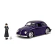 Szerda autó 1972 VW Beetle 1:24 és figura Szerda