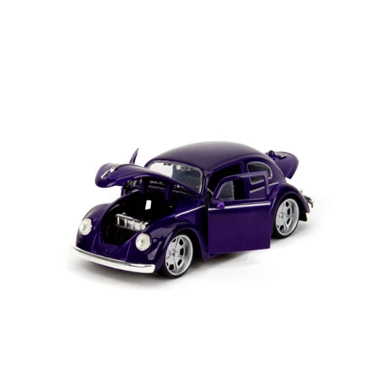 Wednesday autó 1972 VW Beetle 1:24 és figura Wednesday