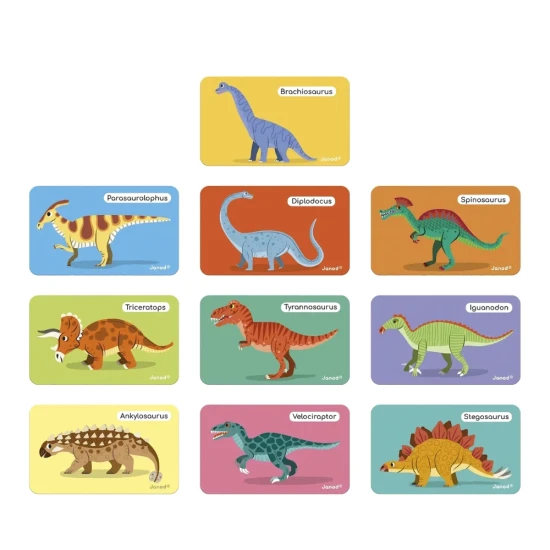 Janod Mágneses könyv - dinoszauruszok J02590