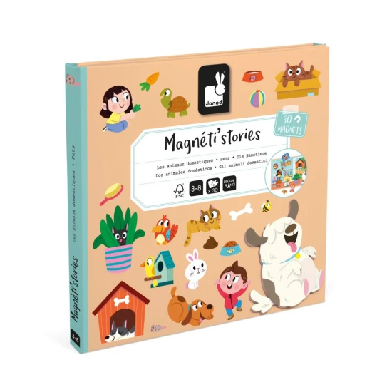 Mágneses történetek - Háziállatok Janod Mágneses történetek - Háziállatok J05457