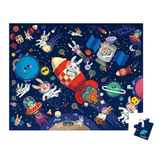 Puzzle tokban Universe 54 db Janod Puzzle tokban Universe 54 db J02545