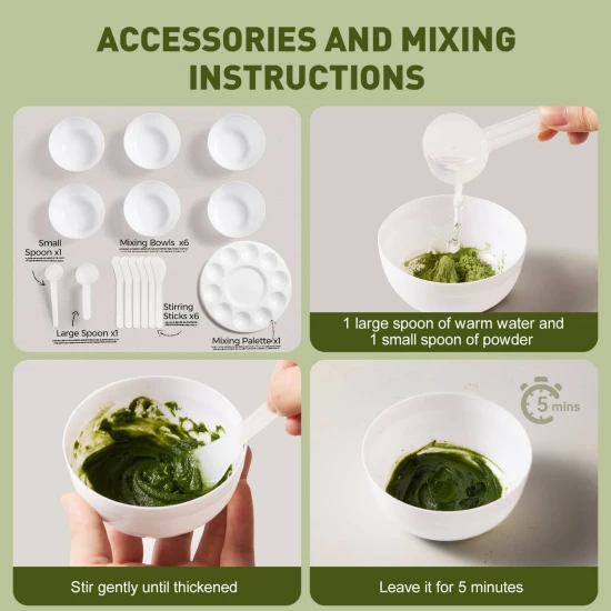 Természetes növényi por alapú ujjfestékek gyerekeknek - biztonságosak és moshatók