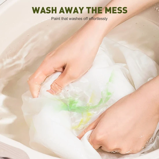 Természetes növényi por alapú ujjfestékek gyerekeknek - biztonságosak és moshatók