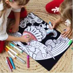 Színező Unikornis Színező Unikornis