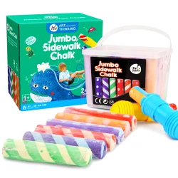 Jumbo járdakréták 2 db tartóval 24 db Jumbo járdakréták 2 db tartóval 24 db