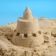 Jarmelo Kinetic Sand Deluxe készlet - Két zsák homok, 18 formázóeszköz és egy járóka
