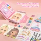 Jarmelo 4 az 1-ben Princess Glam szett - smink, öltözködés, díszítés strasszokkal és fóliákkal papírhercegnőknek
