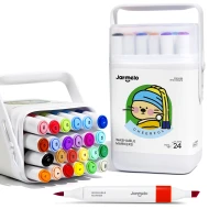 Kétoldalas markerek két hegyes 24 db-os dobozban