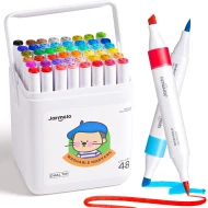 Kétoldalas markerek két hegyes 48 db-os dobozban