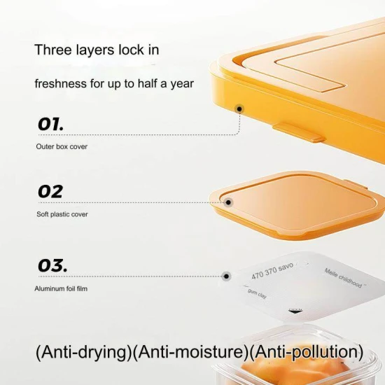 Jarmelo modellező agyag dobozban - 12 színű készlet, nem mérgező modellező szórakozás gyerekeknek