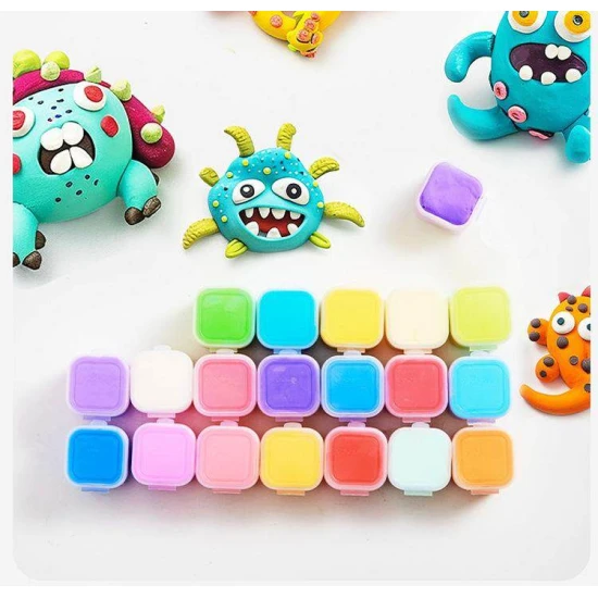 Jarmelo Modellező anyag kapszulában 24 db - kapszula és színes, puha, rugalmas modellező anyag gyerekeknek