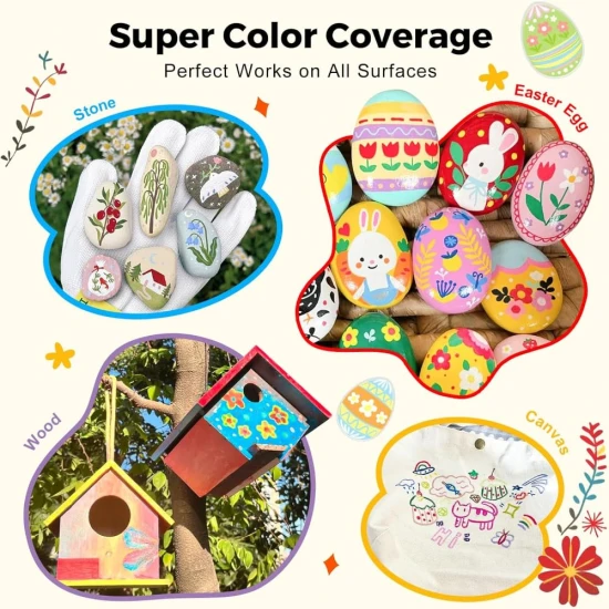 Jarmelo mosható tempera festékek stiftben – 30 darabos mosható, nem mérgező festékkészlet stiftben