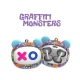 GOAT Graffiti Monsters vezeték nélküli gyerek fülhallgató színes