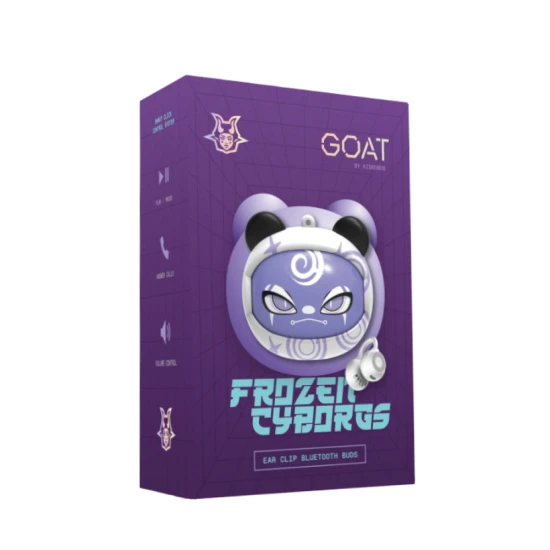 GOAT Frozen Cyborgs vezeték nélküli gyerek fülhallgató lila