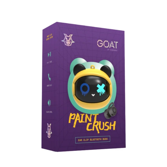 GOAT Paintcrush vezeték nélküli gyerek fülhallgató sárga