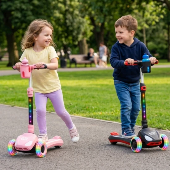 Trecyclo Pink elektromos roller háromkerekű gyerek roller