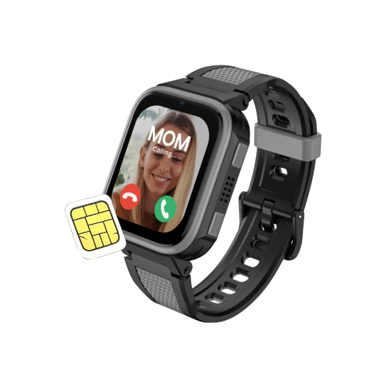 Kiddoboo x Lagenio WatchMe AI K10 4G Black gyerek okosóra