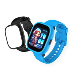 Gyermek okosóra Kiddoboo x Lagenio WatchMe 4G kék/fekete