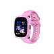 Kiddoboo x Lagenio WatchMe 4G gyerek okosóra rózsaszín-lila színben kijelzővel, kamerával és SOS funkcióval - biztonságos és játékos kiegészítő gyerekeknek.