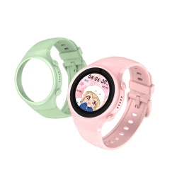 Gyerek okosóra kerek Kiddoboo x Lagenio WatchMe 4G Pink/Mint