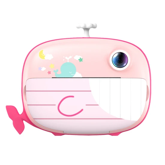 Kiddoboo FotoFun 2 Whale Pink fényképezőgép