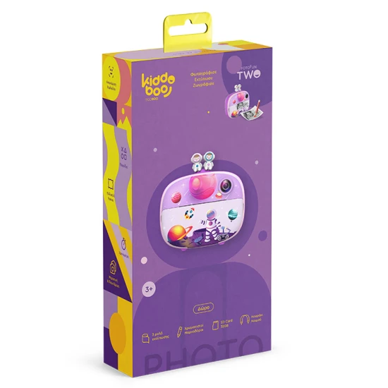 Kiddoboo FotoFun 2 Space Purple gyerek fényképezőgép