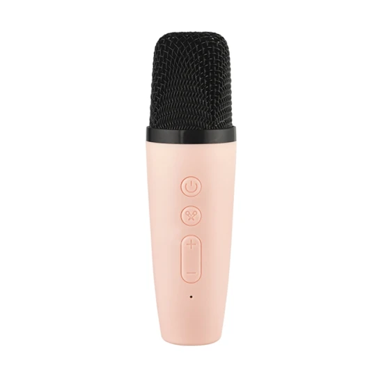 Bluetooth Mini Karaoke szett mikrofon és hangszóró Pink