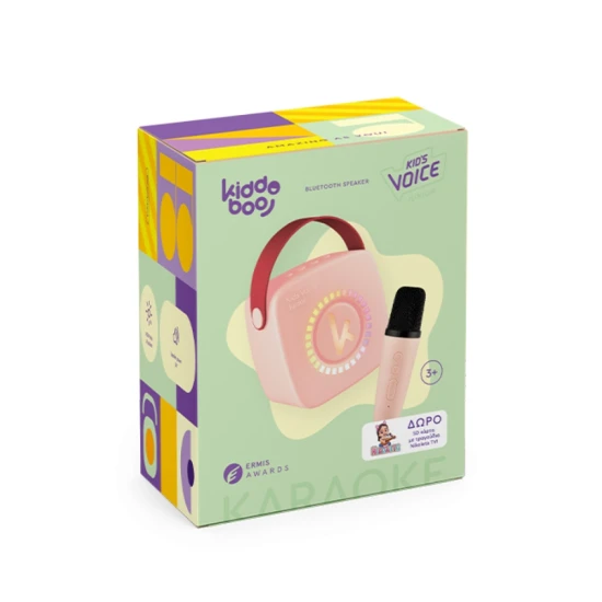Bluetooth Mini Karaoke szett mikrofon és hangszóró Pink