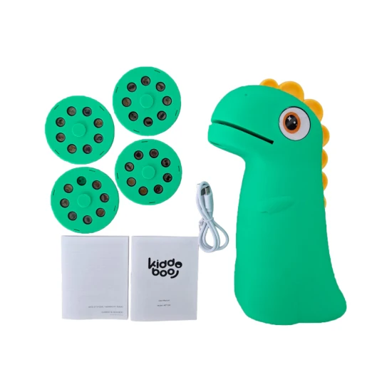 Kiddoboo Dino rajzprojektor zöld éjszakai fénnyel 4 éves kortól