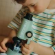 Hordozható mikroszkóp Zöld KIDYMICROSCOPE-GR