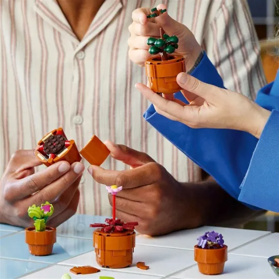 LEGO miniatűr növények 10329 - gyönyörű modellek terrakotta cserépben