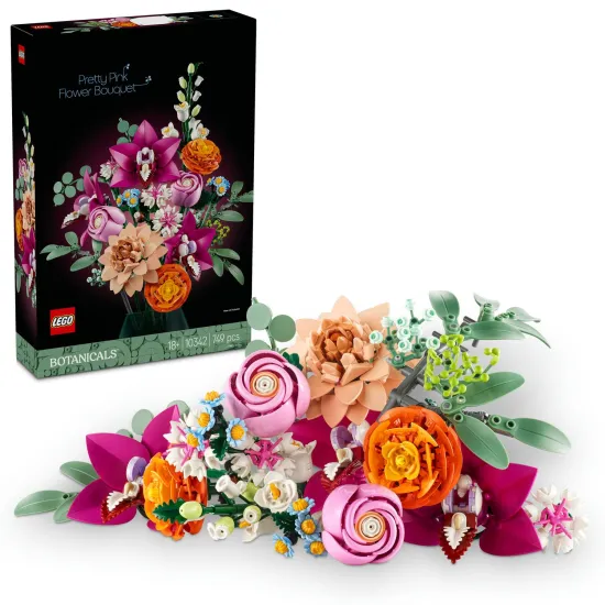 LEGO Botanicals 10280 – gyönyörű rózsaszín virágcsokor