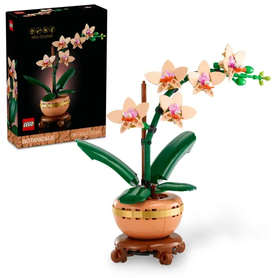 LEGO Botanicals Miniatűr orchidea edényben arany részletekkel