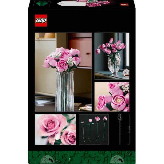 LEGO Botanicals 10374 Rózsaszín rózsák csokor