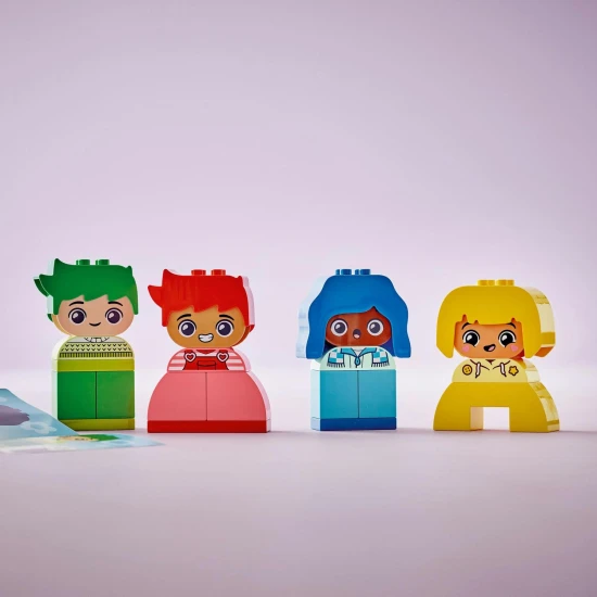 LEGO DUPLO Első érzéseim és érzelmeim LEGO® DUPLO® Első érzéseim és érzelmeim játék változtatható arckifejezésű kisgyermekeknek