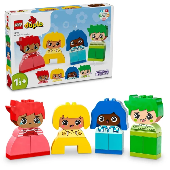 LEGO® DUPLO® Első érzéseim és érzelmeim játék változtatható arckifejezésű kisgyermekeknek