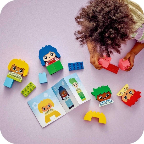 LEGO DUPLO Első érzéseim és érzelmeim LEGO® DUPLO® Első érzéseim és érzelmeim játék változtatható arckifejezésű kisgyermekeknek