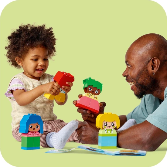 LEGO DUPLO Első érzéseim és érzelmeim LEGO® DUPLO® Első érzéseim és érzelmeim játék változtatható arckifejezésű kisgyermekeknek