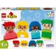 LEGO® DUPLO® Első érzéseim és érzelmeim játék változtatható arckifejezésű kisgyermekeknek