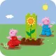 LEGO® DUPLO® Peppa malac – Kert és faház Peppával és Tomival a kertben.