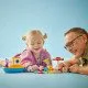 Peppa Pig és LEGO® DUPLO® csónakja a tengerparton, homokvárral
