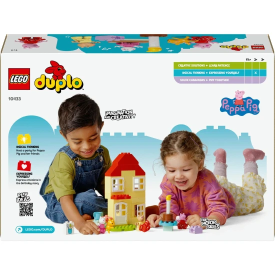 Peppa Pig a LEGO® DUPLO®-val ünnepli születésnapját – dekoráció, torta és szórakozás egy pónival és egy birkával