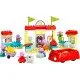 Peppa malac és családja a LEGO® DUPLO® szupermarketben – vásárlási kaland játékautóval és talicskával