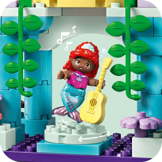 LEGO® DUPLO® Ariel tenger alatti palotája csúszdával és forgatható színpaddal