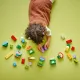 LEGO Kreatív kert virágokkal, méhekkel, pillangókkal és egy békával – színes építőkészlet kisgyermekek számára