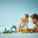 LEGO DUPLO Wild Animal Families oktatókészlet gyerekeknek Állatfigurák Elefánt Panda Tigris Teknős Szarvas Kreatív játék gyerekeknek