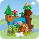 LEGO DUPLO Wild Animal Families oktatókészlet gyerekeknek Állatfigurák Elefánt Panda Tigris Teknős Szarvas Kreatív játék gyerekeknek