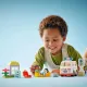 LEGO DUPLO mentőautó és sofőr egy lány, egy sofőr és egy mentőautó figurákkal, gyermek építőkészlet a szociális készségek és motoros készségek fejlesztéséhez.