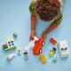 LEGO DUPLO mentőautó és sofőr egy lány, egy sofőr és egy mentőautó figurákkal, gyermek építőkészlet a szociális készségek és motoros készségek fejlesztéséhez.