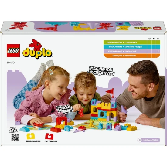 LEGO DUPLO 10450 – Hopsy és a kastélyjáték állatfigurákkal és színes építőkockákkal